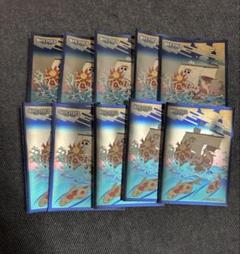 ワンピースカード　公式　1周年　スリーブ　浮世絵　10枚　中古
