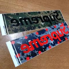 SUPREME ギャルソン BOX LOGO ステッカー2枚セット