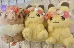 ピカチュウ イーブイ イースター2018 ぬいぐるみ&マスコット 3体
