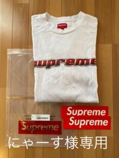 シュプリームsupreme ロンT (Tシャツ 長袖) 白