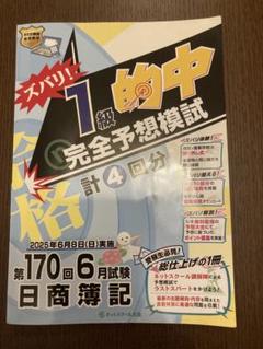 値下げ中 ズバリ的中日商簿記1級完全予想模試 170回対策