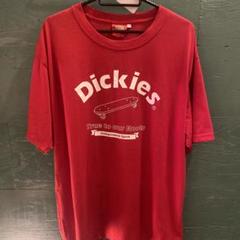 90's Dickies ビンテージ スケートボードTシャツ XL レッド
