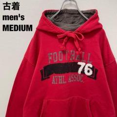 古着 SIMPLY FOR SPORTS パーカー フットボール メンズ 赤 M