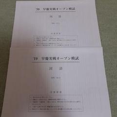 早稲田アカデミー　早慶実践オープン模試　国語2019.2020年度用のサムネイル