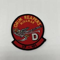 アメリカ海軍　第101戦闘攻撃飛行隊　VF-101 グリムリーパーズ　ワッペン