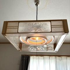 昭和レトロ和風ペンダント蛍光灯　大型直径60cm ナショナル松下電工パナソニック 昭和レトロ和風ペンダント蛍光灯 大型直径60cm ナショナル松下