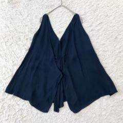 美品 HERMES エルメス マルジェラ期 ジレ ベスト 36 S相当 ネイビー 美品 HERMES エルメス マルジェラ期 ジレ ベスト 36 S相当