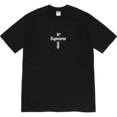 最安値 Supreme Cross Box Logo Tee ブラックZ