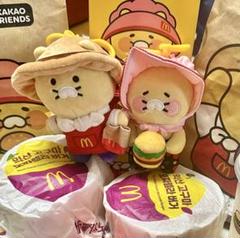 韓国限定 マクドナルド チュンシク ぬいぐるみ フルセット 4種 カカオフレンズ マクドナルド - マクドナルド 韓国限定 チュンシク カカオ