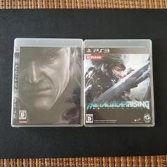 ps3ソフト　メタルギアソリッド4 / メタルギアRISING 2本セット