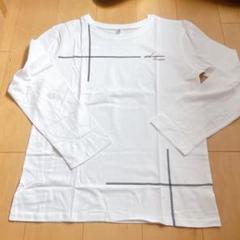 長袖Tシャツ メンズ トップス ホワイト 3XL
