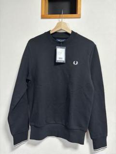 FRED PERRY フレッド　ペリー ネイビー スウェット Sサイズ