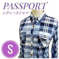 【ヴィンテージ】Passport レディース カジュアル シャツ チェック Sのサムネイル