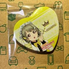 中須かすみ ハート型缶バッジ アニマルメイドver キャラCAFÉ