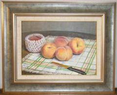 【真作】絵画　K.K　油彩4号　静物画　逸品　Q13 真作】絵画K.K油彩4号静物画逸品Q13
