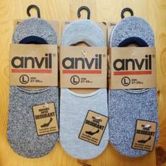 新品 anvil 27-29cm 計9足 アンビル 靴下 ソックス 3足組