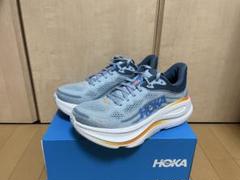 hoka bondi 9 blue ブルーのサムネイル