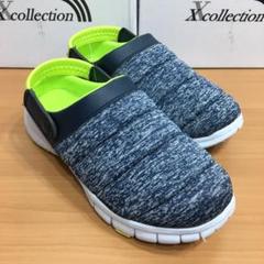 *新品*レディース*L*超軽量 幅広 クロックス サンダル シューズ*ネイビー