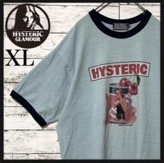 【人気デザイン】 ヒステリックグラマー ヒスガール リンガーtシャツ 半袖 希少