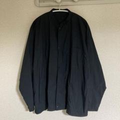 muji labo撥水 リバーシブルシャツジャケット black S-M 無印良品 買ってよかった！撥水シャツカーデが雨にも負けず