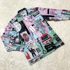 新品 The Guilty Parties シャツ 長袖 総柄 オープンカラー