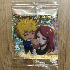 NARUTOウエハース忍界シール ナルト＆ミナト＆クシナ　CR