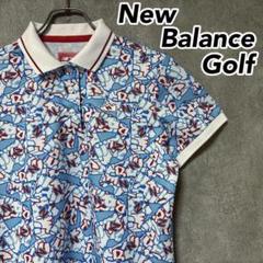 New Balance Golf ニューバランスゴルフ 総柄 ポロシャツ ウェア