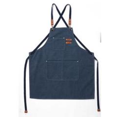 ネイビーエプロンカフェ レディース ワークDIY メンズ キャンバス