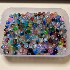 10mm、mixガラスビーズ 250個♪おまとめ割あり♡ - メルカリ