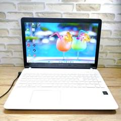 【美品の白色】✨️VAIOノートパソコン♪Windows11✨️カメラ付き