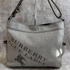 H7 Burberry Blue Label ワンショルダーバッグ　グレー　良品 H7 Burberry Blue Label ワンショルダーバッグ グレー 良品