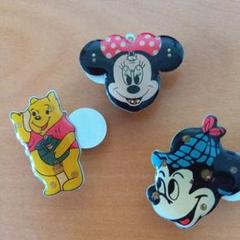 ディズニー サンリオ マグネットセット ミッキー レトロ 希少レア Disney - ディズニー 40周年 マグネットセット ミッキー レトロ
