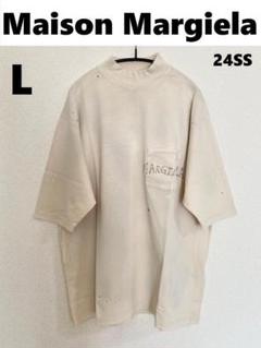 関税込国内発送【Maison Margiela】 ロゴプリント ハイネックT Amazon | [Maison Martin Margiela] [メゾンマルジェラ]Tシャツ
