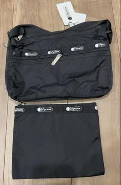 レスポートサック　ボストンバッグ　ショルダーバッグ　黒　未使用　完売品　レスポ DELUXE XL WEEKENDERリサイクルドブラックJP（ボストンバッグ
