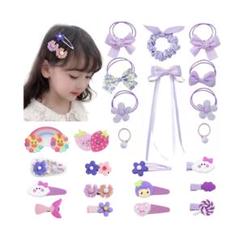ヘアゴム ヘアピン 女の子 ヘアアクセサリー アレンジ リボン かわいい
