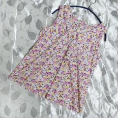 ルカレディラックルカ ノースリーブブラウス リバティ柄 花柄