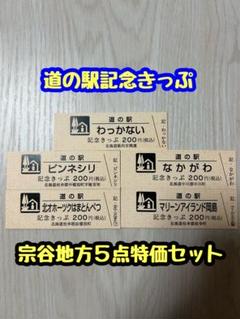 道の駅　記念きっぷ　北海道１６０円券４５枚と非売品５枚　駅名変更の冨士見を含む 道の駅 もち米の里☆なよろ オープン1周年記念切符(非売品) （道