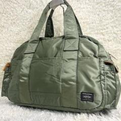 完売品✨美品✨ポーター タンカー ダッフル ボストン グリーン ナイロン A4可 完売品✨美品✨ポーター タンカー ダッフル ボストン グリーン