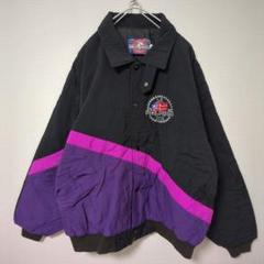 USA製 ポラリス 中綿ブルゾン パディングジャケット ボンバージャケット 黒