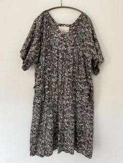 新品 t.yamai paris⭐トロンプルイユカラー ワンピース リバティ