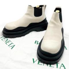 【美品】BOTTEGA VENETA タイヤ アンクル チェルシーブーツ 39