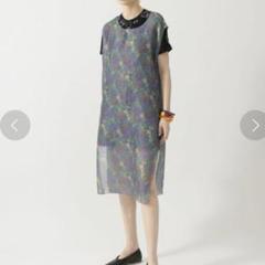 【美品】マチュアリー　Logo Emblem Print Dress