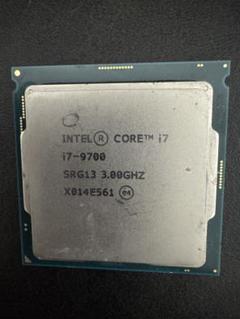 【動作確認済み】Intel Core i7-9700 CPU 3.00GHz