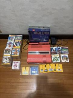 TWIN FAMICOM AN-505 レッド本体とゲームソフト