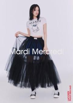 マルディメクルディ　mardi チュールミニスカート　レイヤードスカート　黒 2025年最新】Mardi Mercredi スカートの人気アイテム - メルカリ