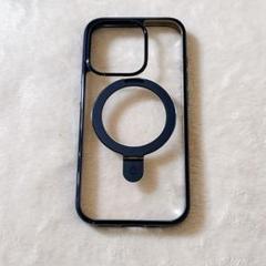 ⭐︎リング付き　スマホケース　ネイビー　iPhone 15 Pro
