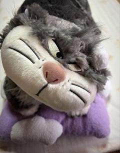 【ディズニー】ルシファー 寝そべり ぬいぐるみ 特大 BIG※最終値下げ Disney - 最終値下げ ディズニー 完売 特大ルシファーの通販 by
