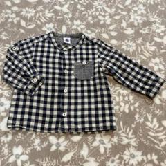 PETIT BATEAU ♡チェック柄長袖シャツ 12m74㎝