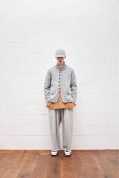 15AW UNUSED ワイドスウェットパンツ 0 袴のサムネイル