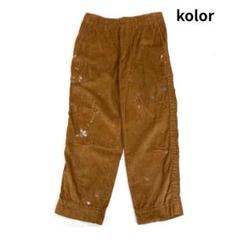kolor BEACON＞ REPAIR CORD PANTS/リペア コーデュロイ ワイド